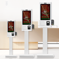 Quiosco de autopedido de 21,5 pulgadas, pantalla táctil, pago de pared, modelo de pie, Software, quiosco de pago, restaurante, aeropuerto, tienda rápida