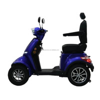 Scooter de mobilité motorisé robuste en alliage d'aluminium à quatre roues, 1000W, 25KM/H, pour personnes âgées, en stock dans l'entrepôt UE, vente chaude COC