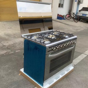 <span class=keywords><strong>Cuisinière</strong></span> intégrée 5 brûleurs à <span class=keywords><strong>gaz</strong></span>, grande capacité, multifonctionnelle, avec <span class=keywords><strong>four</strong></span> intégré et allumage par impulsions - Product Image 2