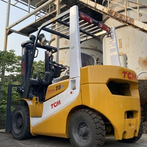Chariot élévateur diesel d'occasion de haute qualité TCM FD25T3 2,5 tonnes, d'origine japonaise, garantie 1 an, testé, inspecté, en stock, prix bas - Product Image 6