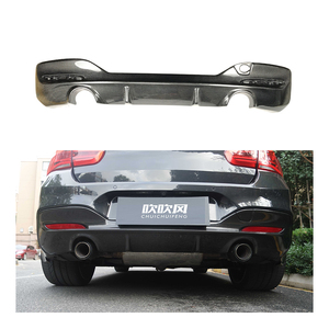 Para <span class=keywords><strong>BMW</strong></span> F20 F21 LCI M Sport 120i 125i 135i 140i 2015-2019, cubierta difusora de parachoques trasero inferior estilo 3D de fibra de carbono 51128060303 - Product Image 1