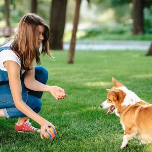 Medium Bouncy Fetch palline <span class=keywords><strong>per</strong></span> <span class=keywords><strong>cani</strong></span> 20-60 libbre resistente in <span class=keywords><strong>gomma</strong></span> siliconica acqua galleggiante giocattoli <span class=keywords><strong>per</strong></span> animali domestici <span class=keywords><strong>per</strong></span> il gioco canino attivo - Product Image 3