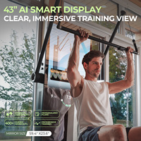 IMBODY POWER S Smart Gym Fitness Mirror Power Station, appareil de musculation multifonction en métal pour la maison, pour la musculation des bras, des jambes et du dos.