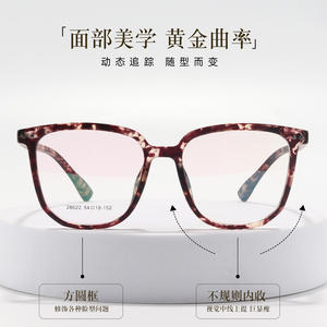 Lunettes de vue carrées tendance Danyang 28022, montures confortables en résine unisexe - Product Image 4