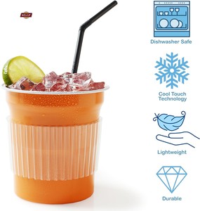 Tazas de aluminio personalizadas de bajo costo con logotipo, con tapas, adecuadas para cerveza, bebidas, etc. - Product Image 4