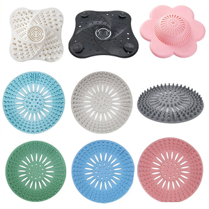 Filtro per Scarichi, Raccogli Capelli, Rimuovi Intasamenti, Protezioni per Scarichi Doccia, Copertura per Scarichi, Filtro Moderno in Silicone Lucidato TPR - Product Image 5