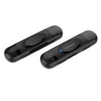 Funda de ABS ligera para portátil, lector de tarjetas SD, TF, USB 3,0, Adaptador tipo C para Macbook y PC, venta al por mayor de fábrica