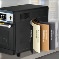 Four à convection électrique en acier inoxydable avec panneau tactile, cuisson accélérée automatique, pour pâtisserie et produits surgelés