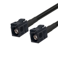 Cable Coaxial RF de Baja Pérdida Personalizado, Conector FAKRA Z Hembra a Hembra, para Cámara Automotriz