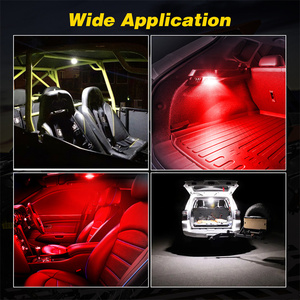 Feux LED tout-terrain, faisceau large, couleur blanche et rouge, éclairage intérieur de voiture, éclairage de toit, commande par interrupteur, accessoires ATV UTV - Product Image 6