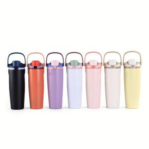 Nuevo Termo Portátil de Gran Capacidad de 1500 ml para 2025, Taza de Café para Exteriores con Asa para Uso en el Automóvil y en el Trabajo - Product Image 1