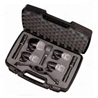 TNH Kit de microphones à batterie PGDMK6-XLR 7 pièces pour ampli basse Kick Tom Snare Drum Percussion Mic