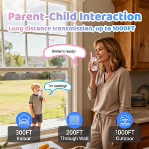Mini Walkie-Talkie de Video para Niños de 2 Pulgadas, con Cuatro Divertidos Efectos de Cambio de Voz - Product Image 5