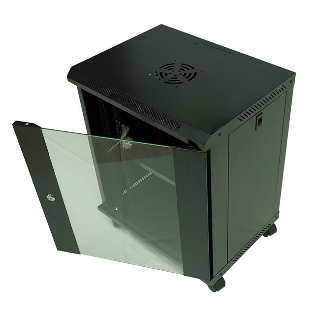19 Inch Rack Cabinet Wall Mounted Cctv Cabinet Rack Network Cabinet Dust 12u DNR/NVR Server Rack