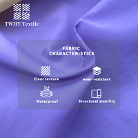 Tissu de haute qualité imperméable tissé 100% Nylon tissu 110gsm Ripstop pour l'alpinisme randonnée vêtements de plein air veste tissu