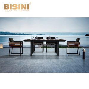 Chaise longue inclinable <span class=keywords><strong>de</strong></span> style américain, série NEW YORK, en tissu noir et bois - Product Image 5