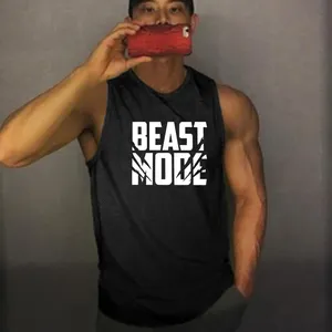 Mens Casual Bodybuilding Fitness Running Top Mannen Gym Tank Top Mesh Vest Spier Sleeveless Singlets Workout Sportkleding Shirts