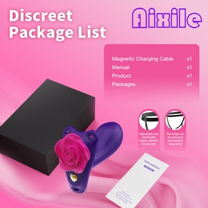 Vibrador de bragas con forma de rosa, vibrador de punto G para montar, estimulador de clítoris, consolador vibrador con correa y control por APP, juguetes sexuales para mujeres y parejas - Product Image 6