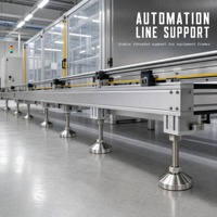 Pieds de nivellement réglables robustes en acier inoxydable 304, pieds de support de machine filetés pour les grands équipements industriels