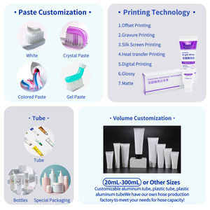 Dentifrice chimique personnalisé OEM en gros sous marque privée, <span class=keywords><strong>fluor</strong></span>é, prévient les caries, blanchissant, antibactérien, 120g, pour usage domestique - Product Image 3