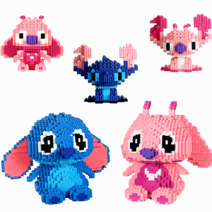 Jouets de construction en blocs, personnages de dessins animés, chat, jouets d'assemblage à petites particules, vente en gros de blocs de construction, <span class=keywords><strong>jouet</strong></span> éducatif à emboîter - Product Image 3