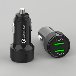 Cargador de coche dual Qc3.0 6.2a con doble USB, carga rápida para teléfono y dispositivo, entrada de 12-24v, salida de 36w - Product Image 4