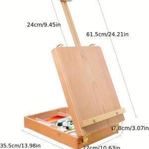 <span class=keywords><strong>Chevalet</strong></span> de bureau <span class=keywords><strong>en</strong></span> <span class=keywords><strong>bois</strong></span> pliable solide support télescopique Portable pour enfants dessin et peinture accessoire de vêtements de maternité - Product Image 2