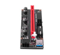Carte adaptateur PCI-E USB 3.0 Lengion VER009 certifiée FCC, extension 1X 4x 8x 16x SATA 15 broches 6 broches alimentation