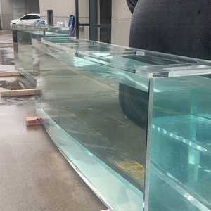 Carro armato di pesce grande dell'acquario acrilico di rettangolo ecologico di prezzi bassi di dimensione su misura - Product Image 4