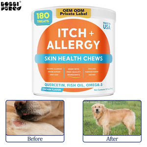 Suplementos naturales para aliviar la picazón de la piel, antipicazón, vitaminas para el cuidado de la piel sensible, mascotas - Product Image 1
