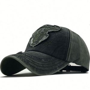 Casquette de sport vintage avec logo personnalisé et patchs vieillis, casquette de baseball pour homme, vente en gros, personnalisable - Product Image 2