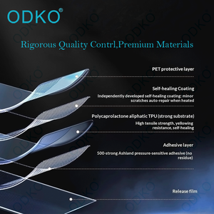 <span class=keywords><strong>Film</strong></span> adhésif vinyle auto-cicatrisant caméléon 0,3*10m ODKO 2Mil PVC à changement de couleur pour phares, feux arrière et feux antibrouillard de voiture, intérieur - Product Image 4