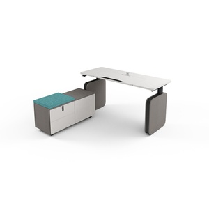 Modern Electric Ergonomic Workstation Height Adjustable Standing Office <b>Desk</b> Modular Design for Home Use - Product Image 4