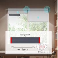 Systèmes de rideaux solaires intelligents avec panneau solaire Sunpower 5W 5V ou 12V à sortie USB Type-C, conversion de 24%
