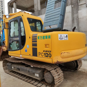 Excavadora Komatsu PC120-6 de Segunda Mano, Excavadora Original con Orugas, Sistema Hidráulico Potente, Cucharón de 0.5m, Motor de 12 Toneladas, Caja de Cambios - Product Image 5