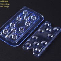 Boîte de plateau médical en plastique PETG écologique pour accessoires de santé jetables
