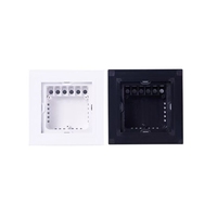 Coque d'interrupteur intelligent Boîtier universel UK/EU/CN Utilisation générale marche-arrêt écran tactile clé montage mural boîte en plastique 86*86*7mm CN119A