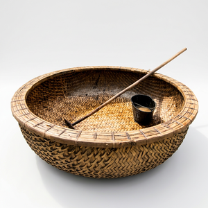 Coracle de Bambú Hecho a Mano en Vietnam, Bote Redondo Tejido para Decoración de Fiestas en la Playa, Festivales, Exhibiciones en Resorts y Celebraciones al Aire Libre - Product Image 1