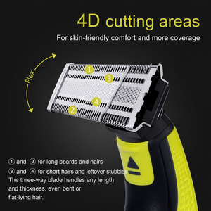 Cabezal de Repuesto para Afeitadora <span class=keywords><strong>Philips</strong></span> <span class=keywords><strong>OneBlade</strong></span>, Cuchilla de Precisión de Tres Vías con Lámina y Peine para el Cuidado Personal Masculino - Product Image 5
