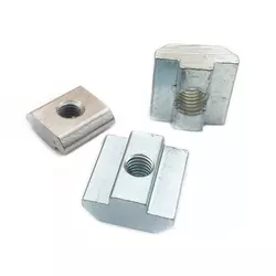 Produk <span class=keywords><strong>Solar</strong></span> Threaded Slide In T-slot Nut <span class=keywords><strong>Aluminium</strong></span> Extrusions Slide Nut Digunakan untuk Pemasangan Panel Surya T-nut - Product Image 3