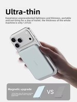 MagGo Anker A1664 Power Bank Ultra Slim 10000mAh Batterie magnétique 15W Mini chargeur portable Power Bank pour iPhone Samsung