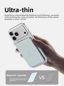 MagGo <span class=keywords><strong>Anker</strong></span> A1664 Power Bank Ultra Slim, Batería Magnética de 10000 mAh, <span class=keywords><strong>Cargador</strong></span> Portátil Mini de 15 W para iPhone y Samsung - Product Image 4
