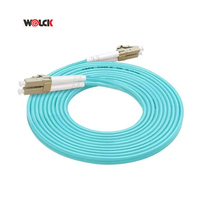 Kabel serat optik FTTH patch cord 1m 2m 3m 0.9mm hijau konektor sc apc OLT ONU EDFA