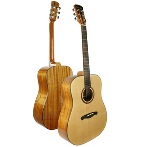 <span class=keywords><strong>Guitarra</strong></span> <span class=keywords><strong>acústica</strong></span> para principiantes, instrumento de práctica de 41 pulgadas, hecho a mano, color natural español, venta al por mayor - Product Image 2
