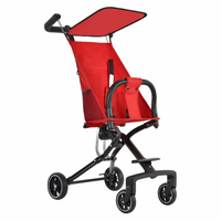 Poussette bébé légère de haute qualité à 4 roues, pliable, chariot de luxe avec cadre en alliage d'aluminium, poussette simple pour enfants