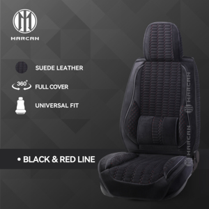 Marcan Marcan Stylish Armor Design Car <b>Interior</b> <b>Accessories</b> 360 Degree Full Covered Suede Car Seat Covers Multi-colors Available - Product Image 5