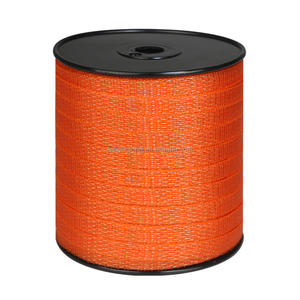 Bande <span class=keywords><strong>de</strong></span> clôture électrique plate conçue pour un contact plus sûr avec les animaux et une réduction des risques <span class=keywords><strong>de</strong></span> blessures par rapport aux fils fins - Product Image 1