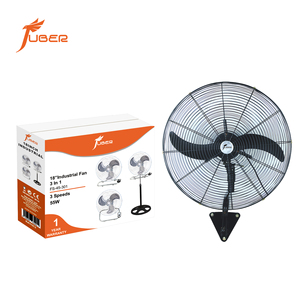 Ventilador de Pared Industrial de 20, 24, 26 y 30 Pulgadas con Aspas Metálicas y 3 Velocidades para Almacenes y Garajes - Product Image 4