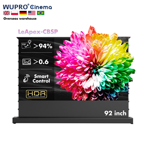 En Stock en EE. UU. Pantalla de Proyección Lenticular Wupro/OEM de 100 Pulgadas PET Crystal CBSP 4K UHD 16:9 HDR Motorizada ALR con Elevación desde el Suelo - Product Image 1