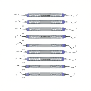 Curettes Gracey de Classe I à Poignée Ergonomique Premium, Kits de Détartreur Parodontal, Instruments Chirurgicaux Dentaires Manuels en Acier Inoxydable HU FRIEY - Product Image 1